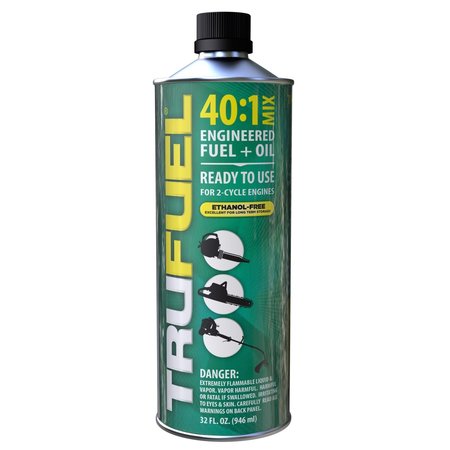 TRUFUEL Ethanol-Free 2-Cycle 40:1 Engineered Fuel and Oil 32 oz 6525538